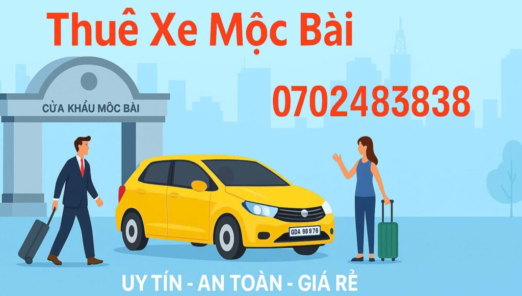 Thue xe di Moc Bai Tay Ninh